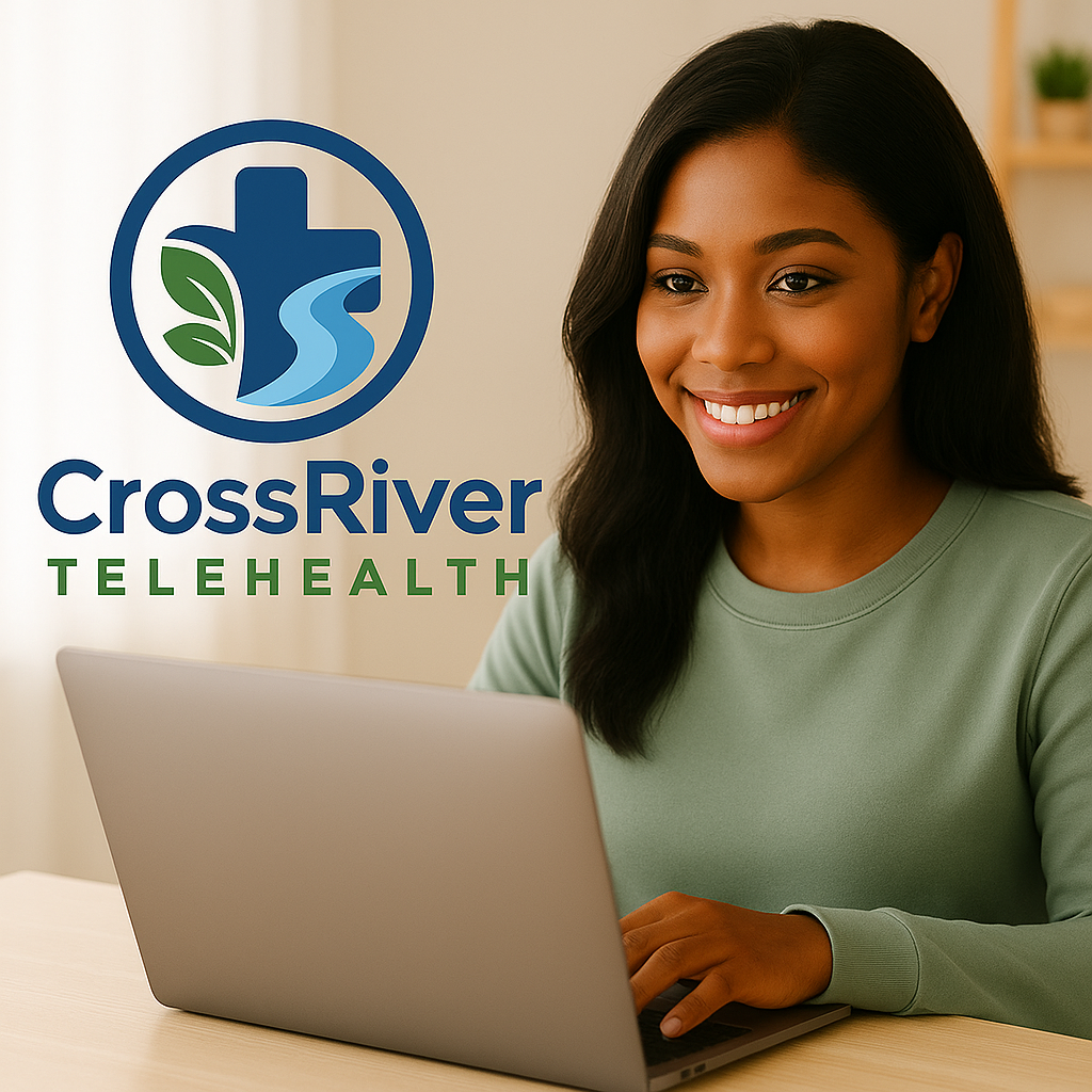 CrossRiver Telehealth Computer Logo